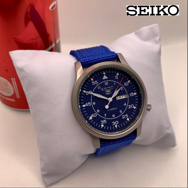 Đồng Hồ Nam SEIKO Mặt Số Dây Đeo Bằng Vải Chống Thấm Nước