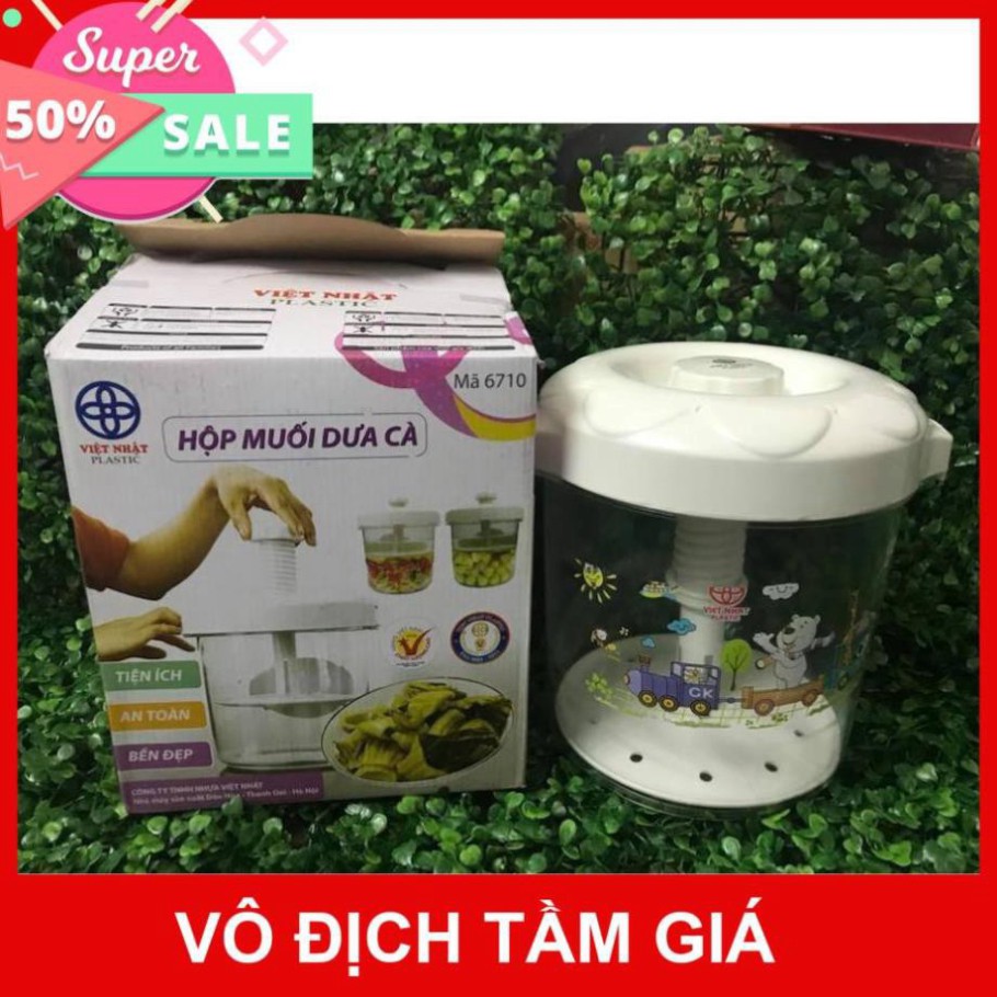 [ Bán giá gốc ] Hộp muối dưa cà thông minh Việt Nhật