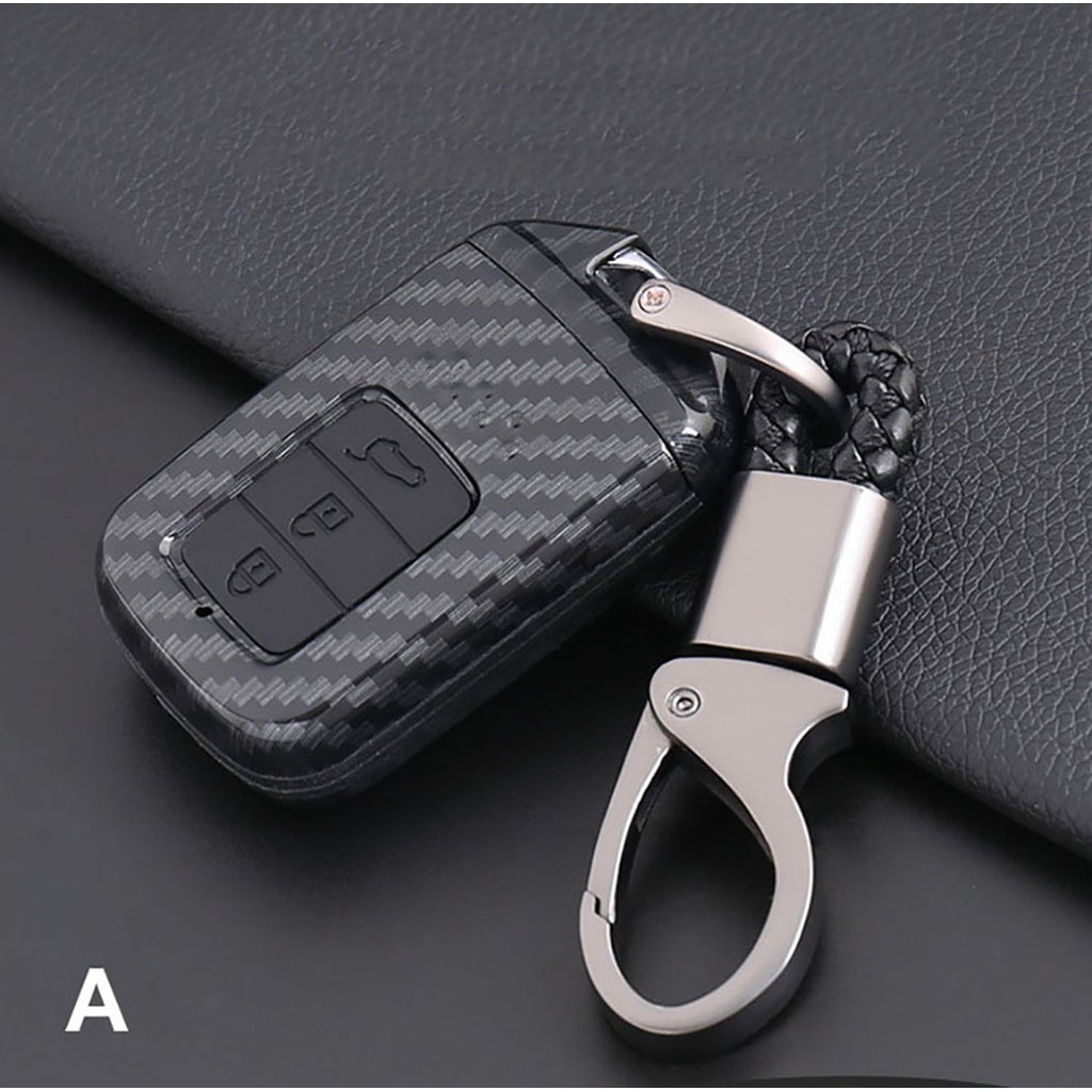 Ốp chìa khóa ô tô Honda City, Civic, CRV, HRV vân cacbon Cao Cấp