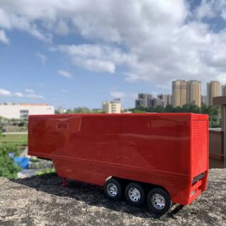 Xe mô hình rơ mooc thùng container 1:32