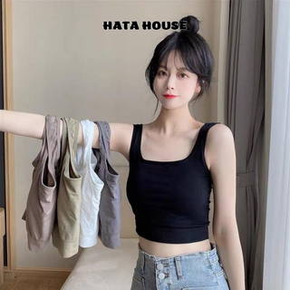 Áo bra thun mềm dáng lửng sẵn đệm ngực siêu hot -hata house