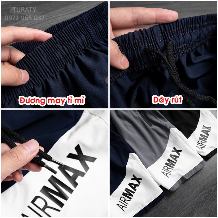 [Video Ảnh thật] Quần Đùi Nam TURATY AIRMAX Mẫu Quần Short Nam Dáng Thể Thao Có Dây Rút Hàng Đẹp Nhất Hè 2021 Cho AE | BigBuy360 - bigbuy360.vn