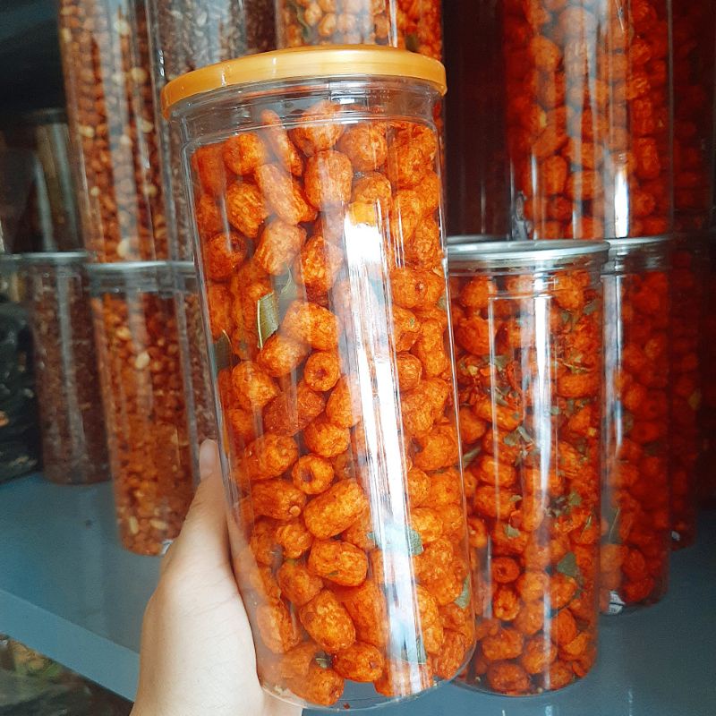 350gr Nui Sấy Khô Bò Lá Chanh, giòn ngon đậm vị Ăn Vặt AnVy Foods