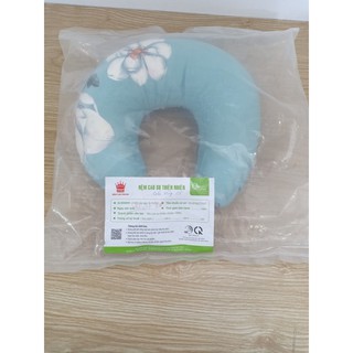 Gối cao su thiên nhiên vòng cổ Vạn Thành 26x28cm+ Kèm theo vỏ áo cùng kích thước
