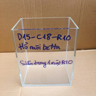 Hồ nuôi cá betta, guppy kính siêu trong 1 MẶT, giá rẻ