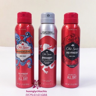 Xịt thơm khử mùi cho nam Old Spice