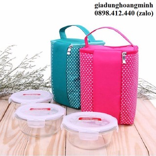 hộp đựng cơm thủy tinh lock&lock - hộp đựng cơm thủy tinh