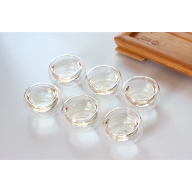 Set 6 Chén không quai 2 lớp