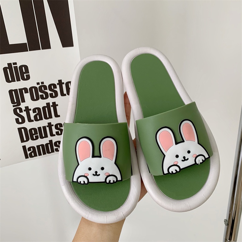 JY083-Q6-C3  - Dép cao su đế tròn quai sticker