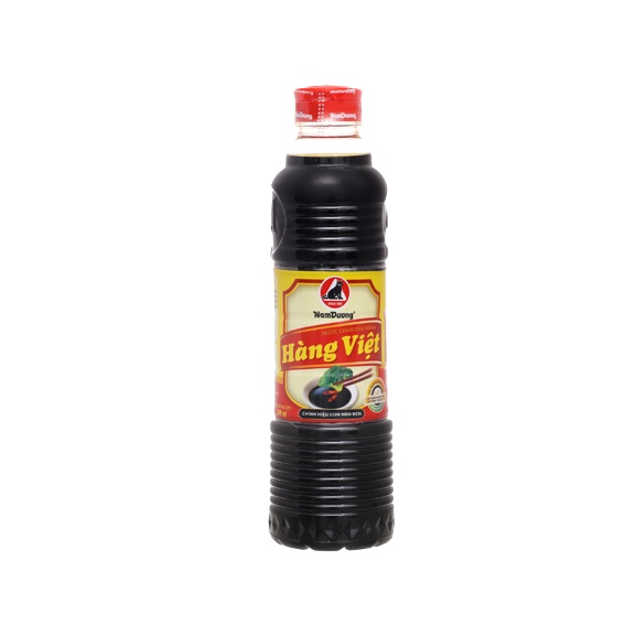 Combo 24 chai Nước tương Nam Dương Hàng Việt chai 500ml Tặng 1 bịch khăn giấy ướt Baby 80 tờ - nước chấm con mèo đen chí