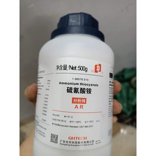 Hóa chất ammonium thiocyanate - nh4cns 500g cas: 1762-95-4