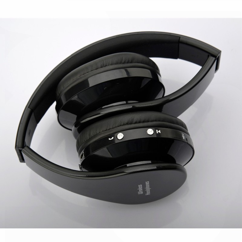 Tai nghe bluetooth không dây có micro kèm dây cáp USB và dây cáp âm thanh tiện dụng