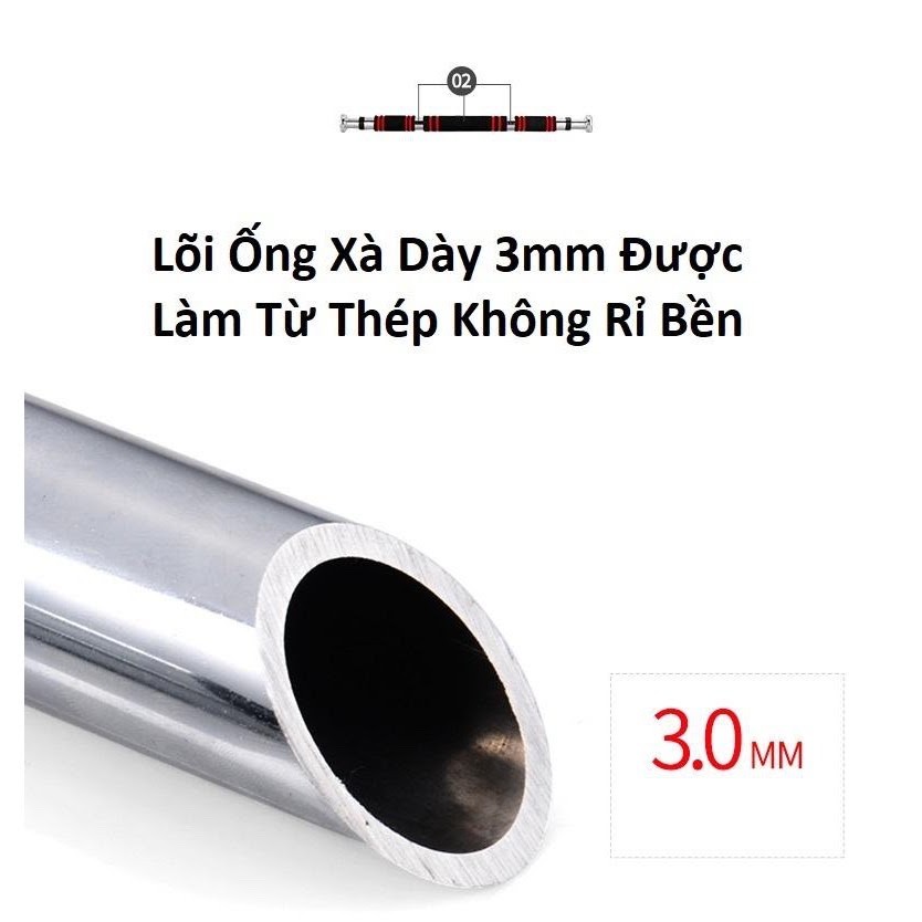 Xà Đơn Tăng Chiều Cao Đa Năng Keenstore - Inox Cao Cấp Loại Đẹp Thép Dày