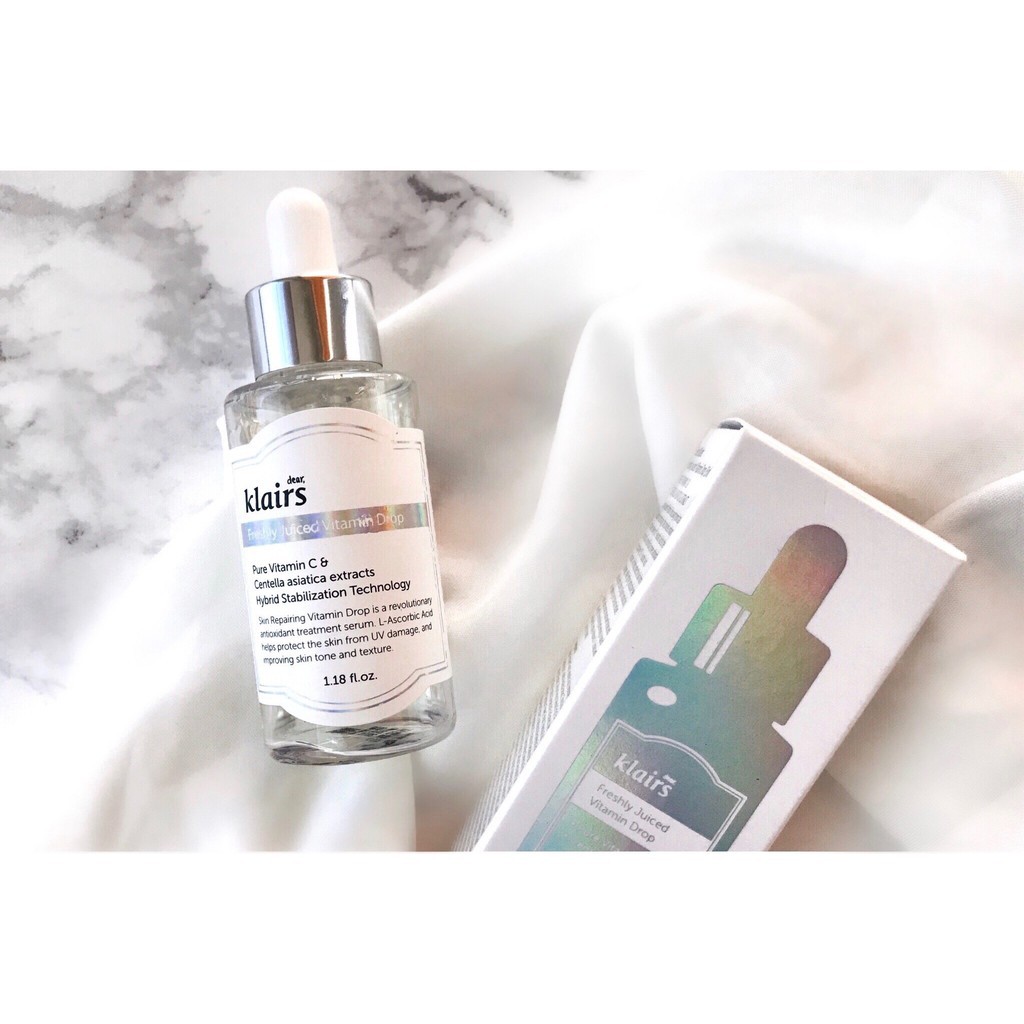 Tinh chất trắng da Klairs Freshly Juiced Vitamin Drop Serum