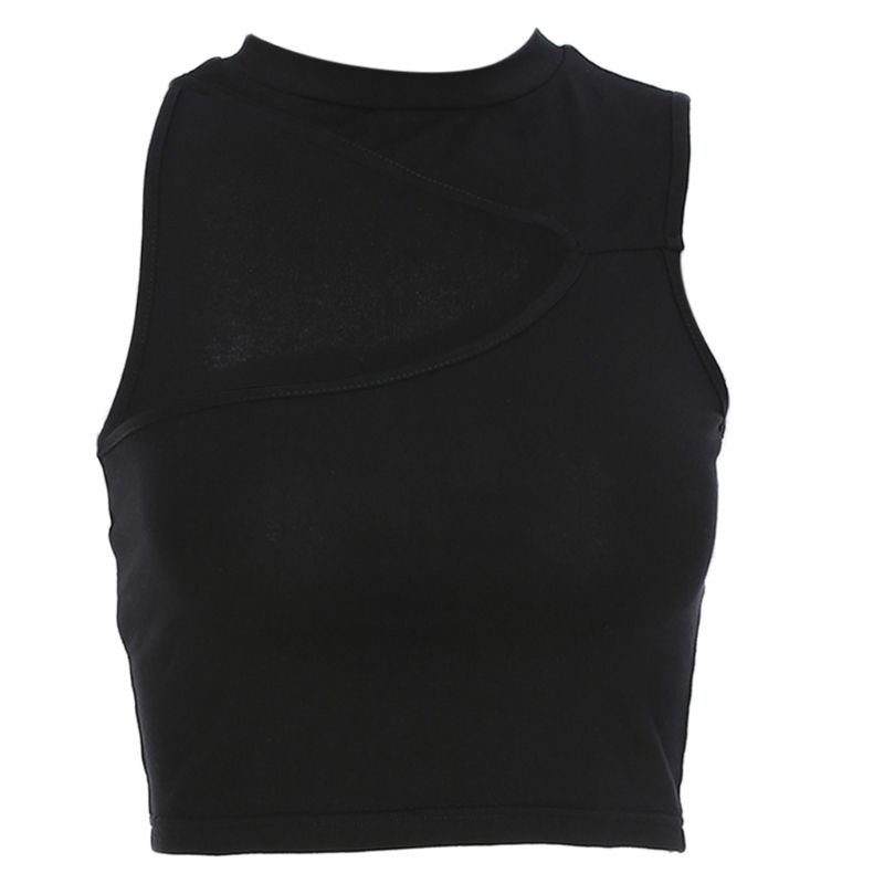 Áo Croptop Lệch Vai Một Bên Vai Thời Trang Mùa Hè Quyến Rũ Cho Nữ