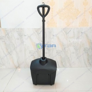 Bộ ky hốt rác nhựa có nắp đậy tự động kèm chổi quét