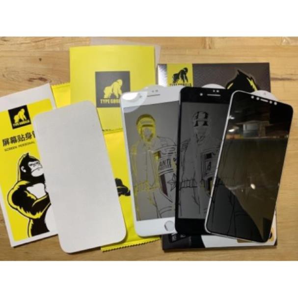 Siêu kính cường lực Gorilla chống nhìn trộm, viền mềm, phủ Nano chống xước cho iphone 6/7/8 plus, X/Xs/Xs Max.