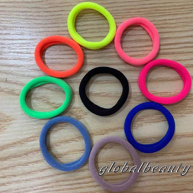 Dây buộc tóc co giãn màu sắc ngọt ngào thời trang cho nữ