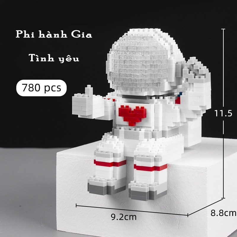 Đồ chơi lắp ráp 3D - Mô hình Phi Hành Gia Vũ Trụ quà tặng ý nghĩa