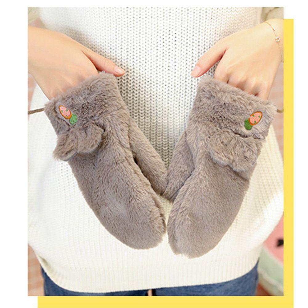 Găng Tay Dày Dặn Có Dây Đeo Cổ Thời Trang Cho Học Sinh