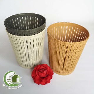 Sọt nhựa tròn Việt Nhật plastic 25cm x 21cm -  giao màu ngẫu nhiên