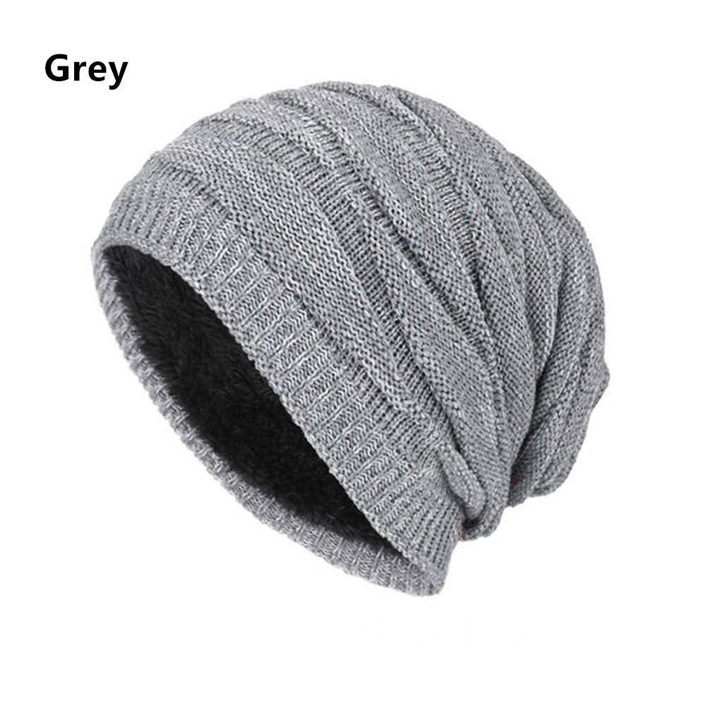 Mũ len beanie chóp thụng cho nam và nữ