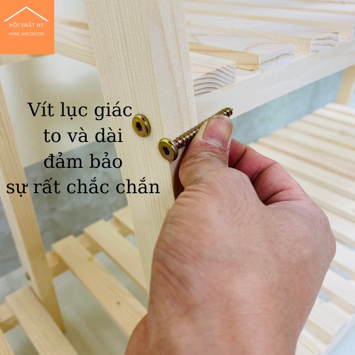 Kệ Treo Quần Áo Chữ A 1 Tầng,Giá Treo Quần Áo Gỗ Thông Tự Nhiên Không Mối Mọt - Nội Thất HT