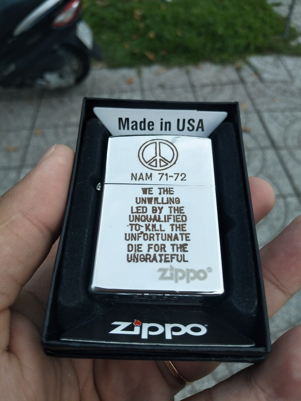 VỏZippo USA Chủ Đề Chiến Tranh Việt Nam, Việt Nam War - Nam 71-72