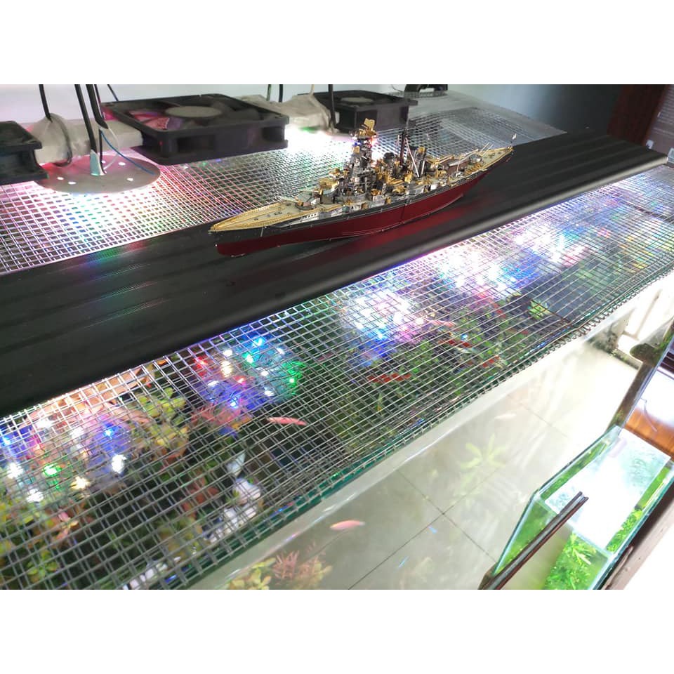 Handmake -Mô hình 3D kim loại lắp ráp Piececool Thiết giáp hạm Kongou Nhật Bản (ĐÃ LẮP)