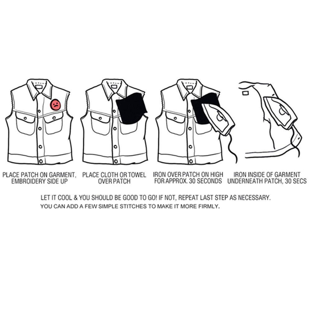 Set 10 miếng vá ủi quần áo thêu hình hoa nhỏ dễ thương DIY