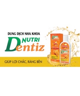 Nước súc miệng NutriDentiz chai 250ml
