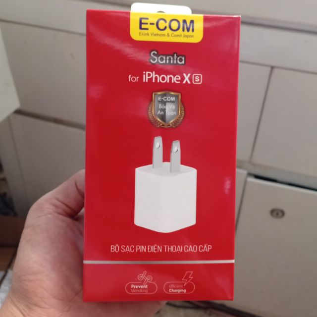 Bộ sạc iphone xs - chính hãng e-com