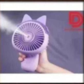 . 0 Quạt cầm tay phun sương mini tích hợp pin sạc dự phòng A99.