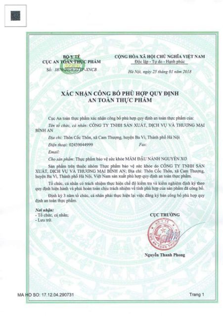 Mầm đậu nành nano gold( dùng được cho mẹ bỉm sữa) | BigBuy360 - bigbuy360.vn