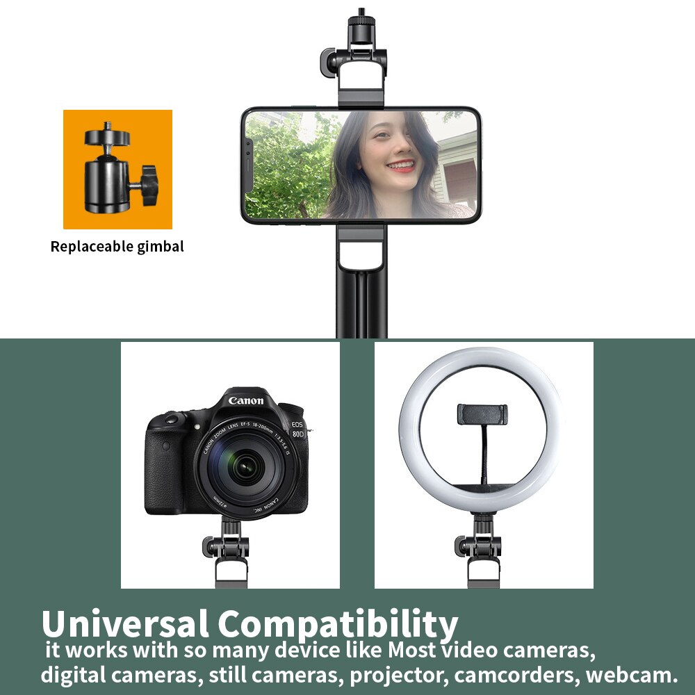 Gậy Selfie K30 3 Trong 1 Bằng Nhôm Cho Xiaomi Mi 10 Redmi Note 9 8 7 9a 9c | BigBuy360 - bigbuy360.vn
