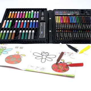 Hộp Màu 150 Chi Tiết Cho Bé Tập Tô - Vy Shop