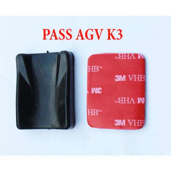 Pass gắn camera hành trình ngay cằm fullface, phụ kiện camera hành trình giá rẻ