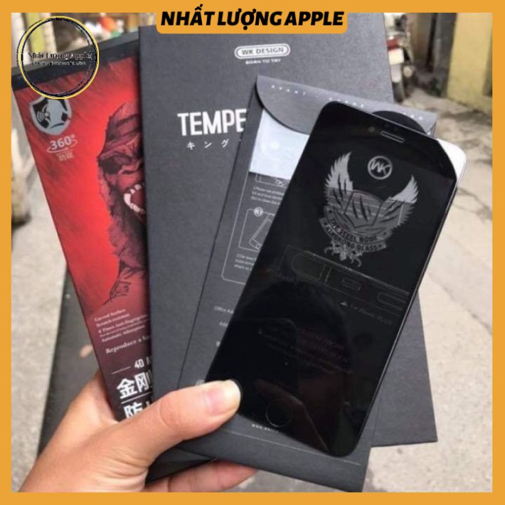 Kính cường lực Iphone ⚡ Chính Hãng ⚡ Miếng dán Iphone KING KONG chống nhìn trộm