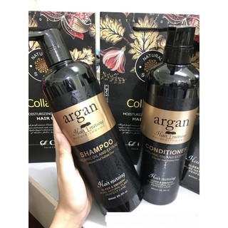 CẶP DẦU GỘI XẢ ARGAN HAIR NURSING 900ML x2