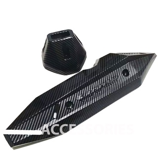 Ốp carbon gắn ốp pô ,chụp đít pô cho vario các đời 2018-2021 mẫu cao cấp pkph