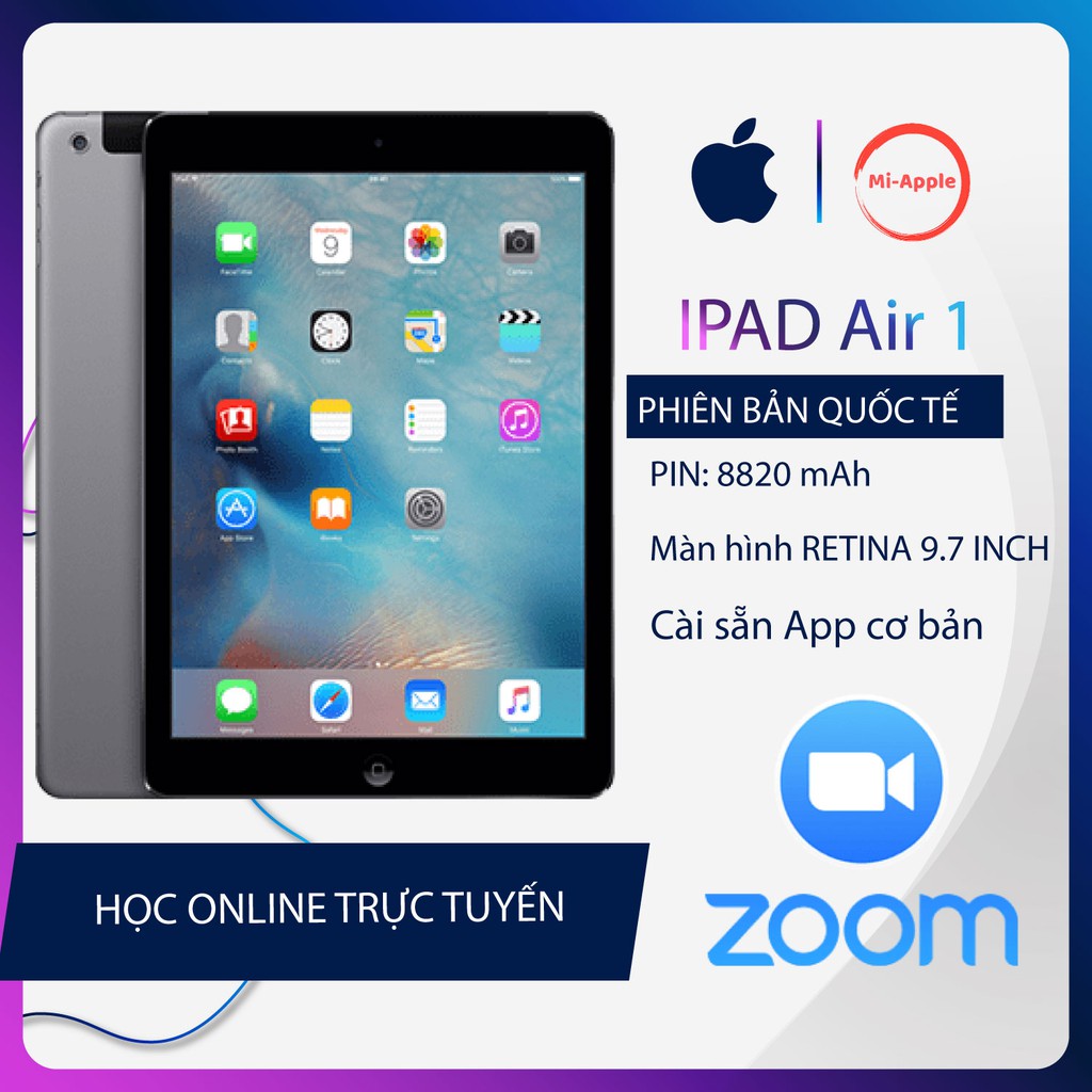 Máy tính bảng ipad Air quốc tế chính hãng bảo hành 6 tháng 1 đổi 1 trong 30 ngày | BigBuy360 - bigbuy360.vn