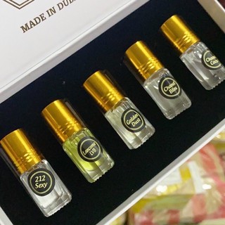 SET 5 CHAI TINH DẦU NƯỚC HOA DUBAI