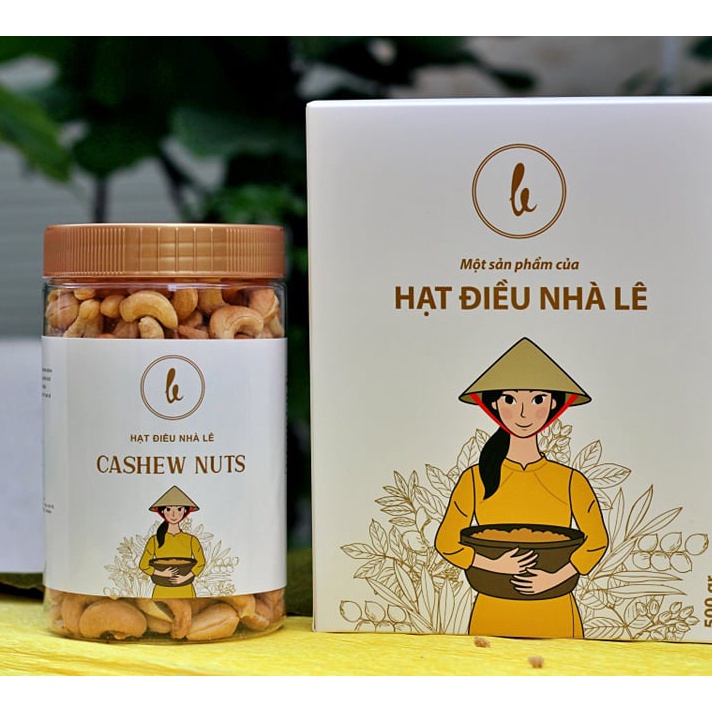 Hạt điều rang nguyên vị không muối bóc vỏ 500gr