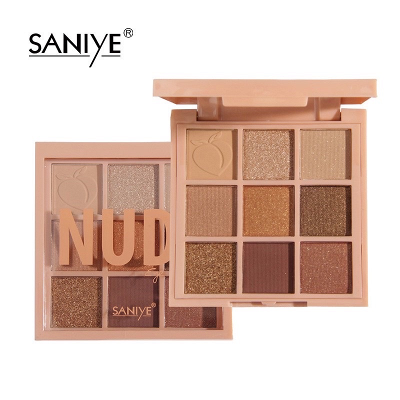 Bảng phấn măt 9ô tông nude SANIYE E0924