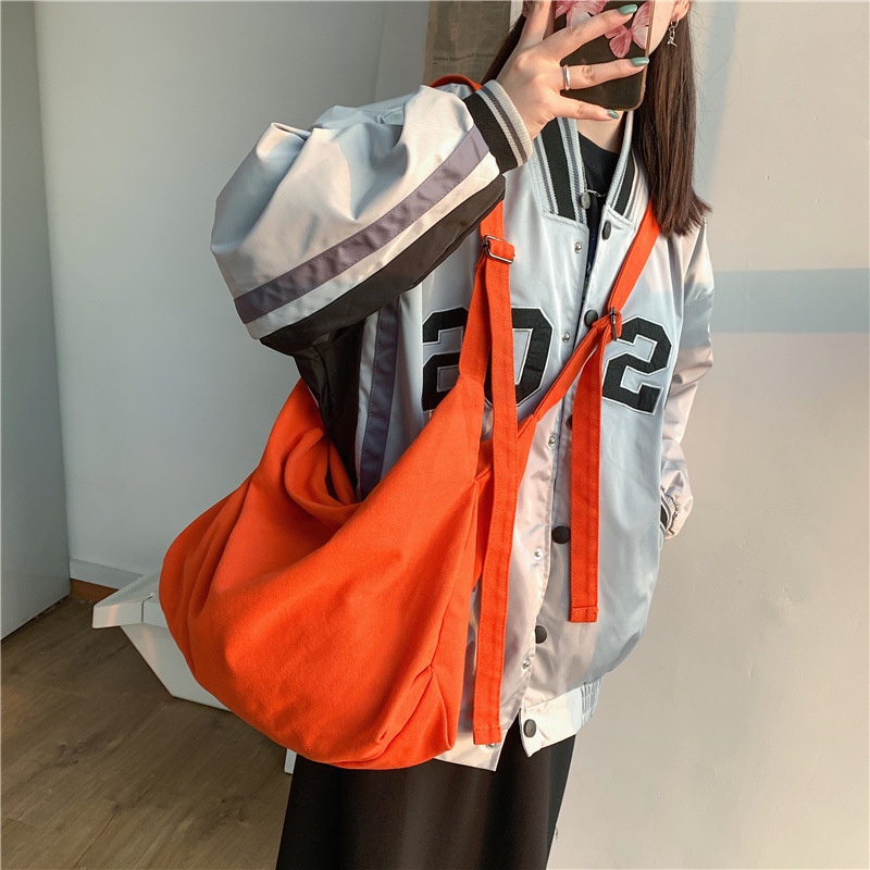 Túi vải canvas đeo vai đeo chéo đi học đi chơi unisex phong cách ulzzang Hàn Quốc xinh đẹp TX112