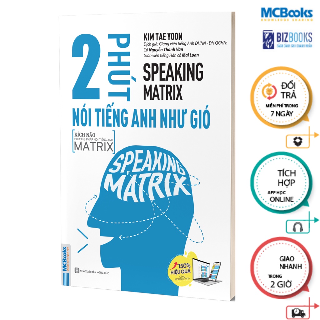 Sách Combo 4 Cuốn Speaking Matrix – Nói tiếng Anh như gió - Mcbooks