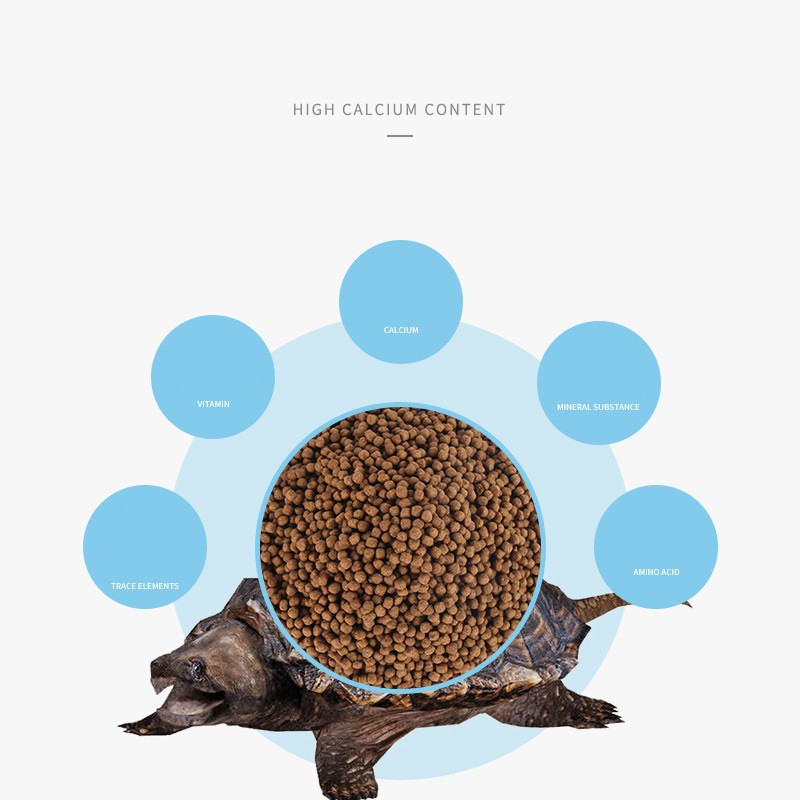 Thức ăn rùa nước JOSANTY 600ml - phụ kiện bò sát - shopleo