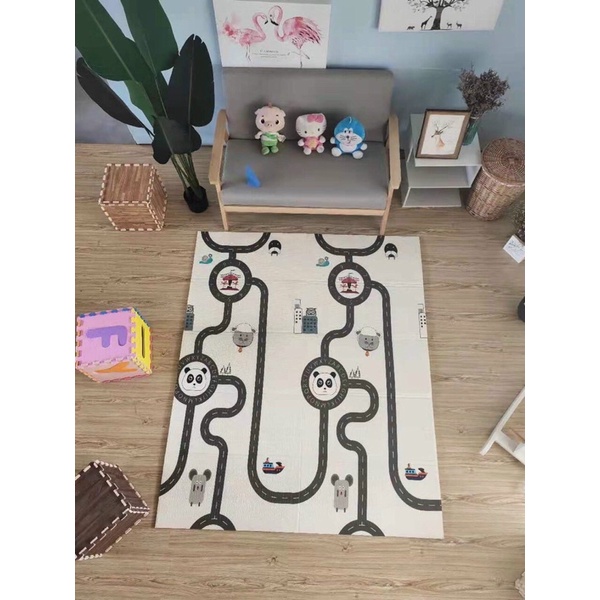 Thảm Xốp Cho Bé XPE Gấp Gọn Tấm Lót Trải Sàn 2 Mặt Chống Thấm, Chống Trơn