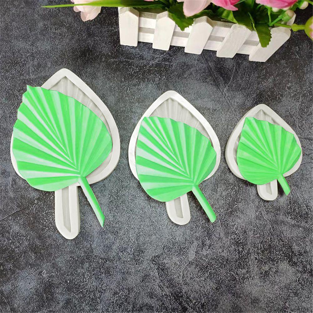 CONOPERY Khuôn Silicone Tạo Hình Làm Bánh Kẹo Hình Chiếc Lá DIY