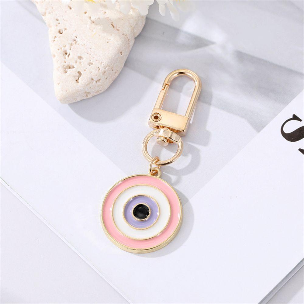 LANFY Móc Khóa Bùa Hộ Mệnh Mắt Xanh Phong Cách Boho Cho Cặp Đôi
